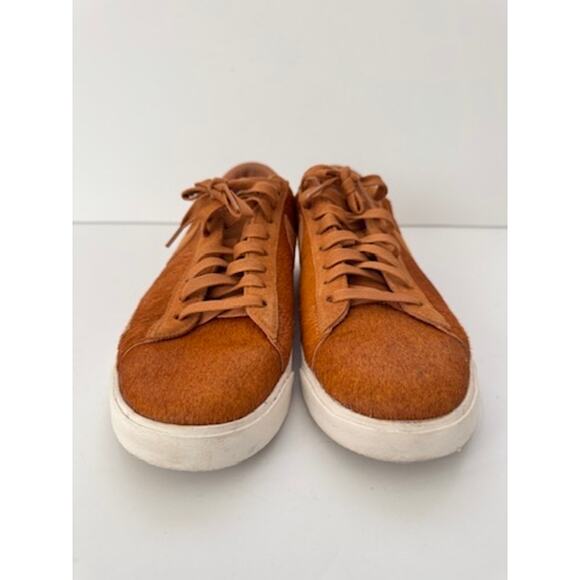 *rare* NIKE Women’s 8 Blazer Low Sneakers  Brown Pony Hair Leather Retro Casual - Picture 5 of 9